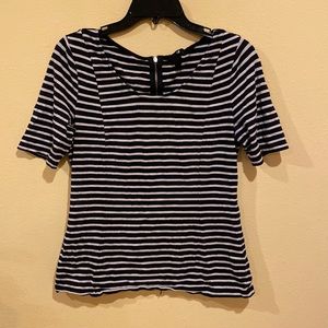 Black and white striped top from H&M